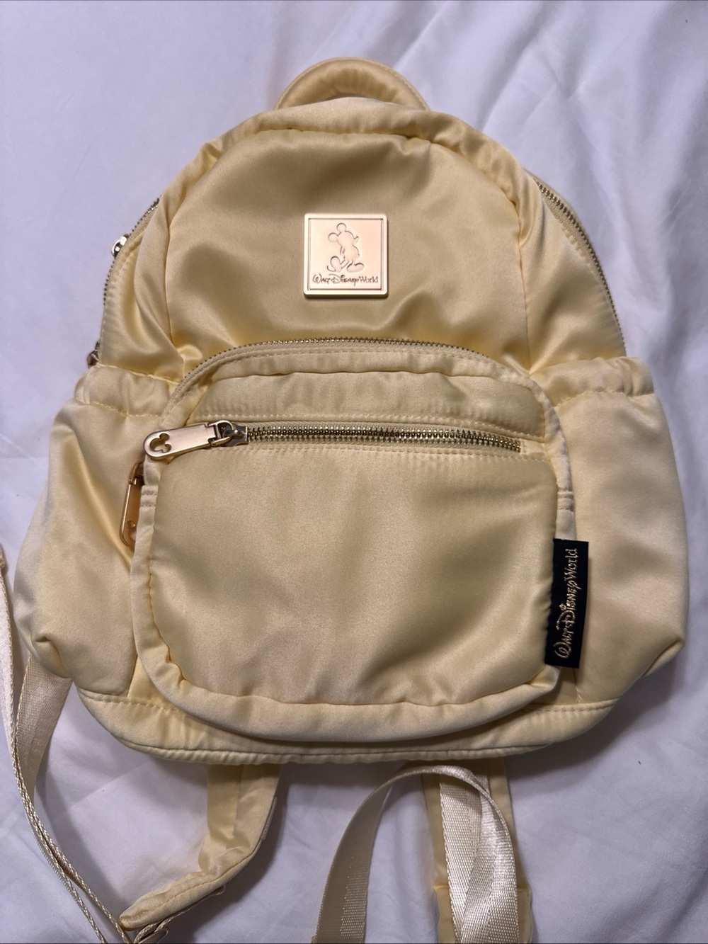 Disney Parks Mickey Mouse Mini Backpack Butter Yellow Bag Walt Disney World